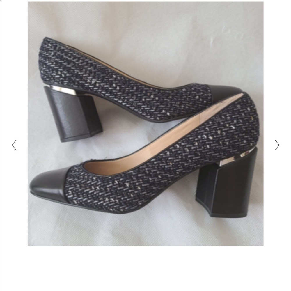 Franco Sarto Roller Knit Leather Pump
